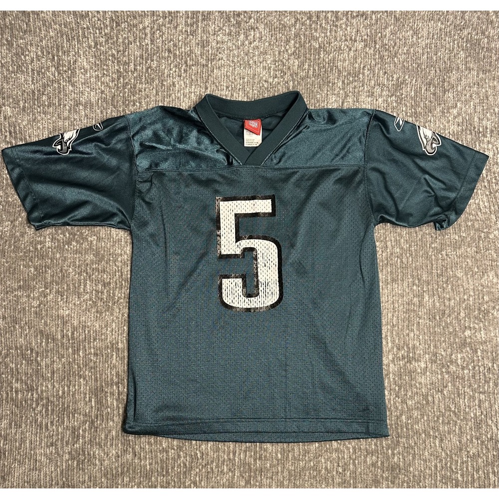 Donovan McNabb Philadelphia Eagles Jersey Youth L 14-16 Reebok Green #5